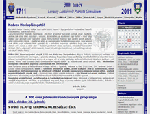 Tablet Screenshot of 300ev.lovassy.hu